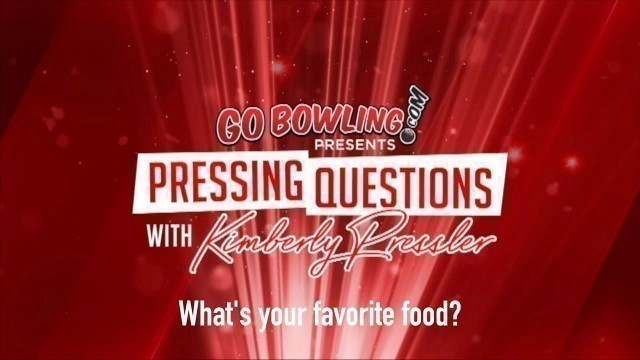 'Pressing Questions with Kimberly Pressler - What\'s Your Favorite Food?'