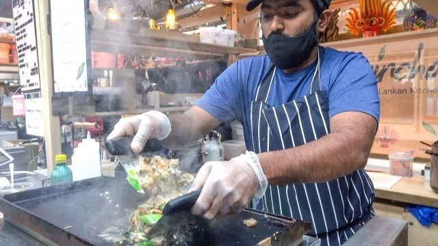 'London Street Food from Sri Lanka, Kottu Roti, Grilled and Chopped'