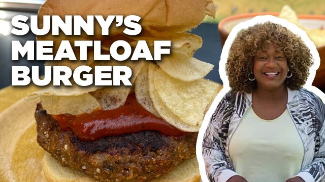 'Sunny Anderson\'s Grilled Meatloaf Burgers | The Kitchen | Food Network'