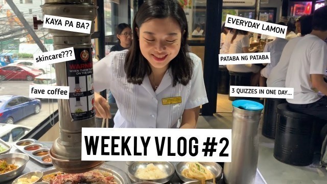 'UST FOOD TRIP: ust med school vlog #2 (Philippines) | Denise Sarmiento'