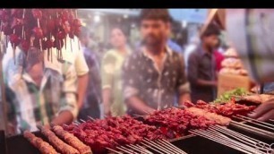 'Indian Street Food - Street Food in Mumbai - Seekh Kebabs'