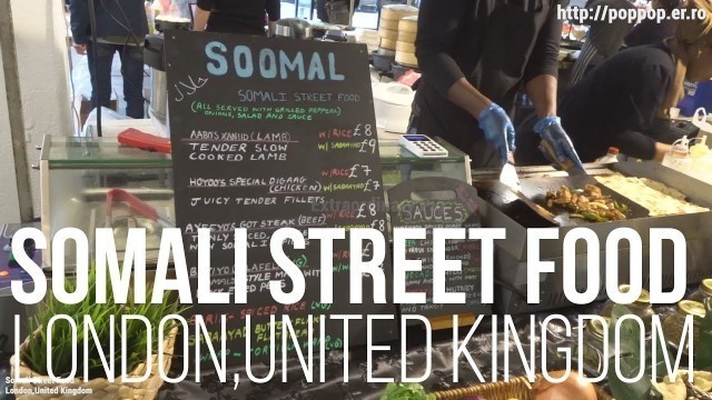 'Somali Street Food-Brick lane Sunday Market,London,United Kingdom'