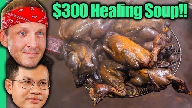 '$5 Healing Soup VS $300 Healing Soup!! Rare Traditional Foods of Asia!!'