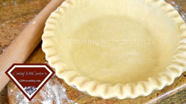 'HOW to MAKE FLAKY PIE CRUSTS WITH and WITHOUT A FOOD PROCESSOR | Cooking With Carolyn'