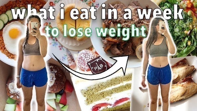 'What I Eat in a Week TO LOSE WEIGHT (NO DIET OR RESTRICTION) | CHEAT DAY EVERYDAY | Intuitive Eating'