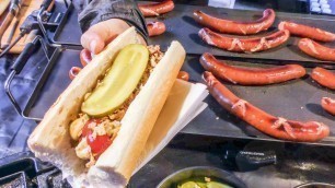 'Big Sausages from Poland Tasted in Brick Lane, London Street Food'