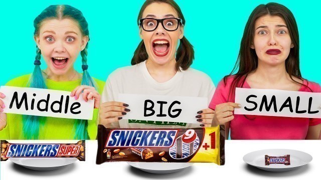 'BIG, MEDIUM or SMALL PLATE CHALLENGE|| Funny Pranks by Crocodile FUN'