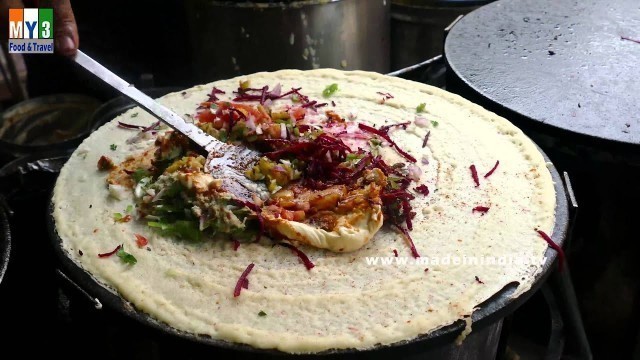 'YAMMY BREAKFAST RECIPES | MYSORE MASALA DOSA | RARE STREET FOOD | SOUTH INDIAN STREET FOOD'