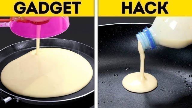 'GADGETS VS. HACKS || We Tested These Cooking Tools And Kitchen Tricks To Make You A Chef'