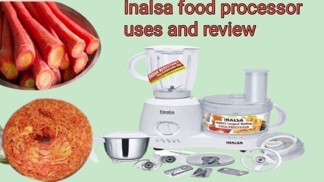 'Best food processor|Inalsa food processor carrot shredder|inalsa foodprocessordemo'