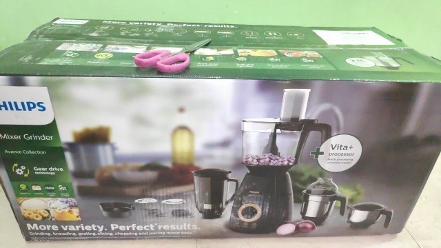 'Philips Processor 7707  Unboxing / Philips Food Processor Demo'