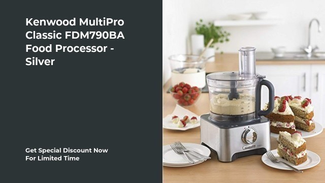 'Kenwood MultiPro Classic FDM790BA Food Processor - Silver'