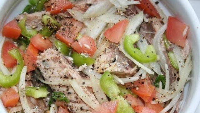 'SRI LANKAN MACKEREL SALAD RECIPE (BOILED METHOD) ENGLISH'