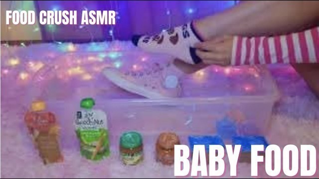 'BABY FOOD and PACIFIERS - Food Crushing/ASMR'