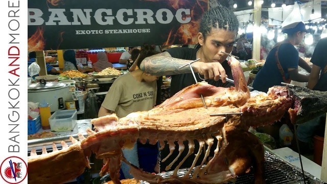 'Bangkok Street Food & Crocodile Meat | Food In The Pirate Island'