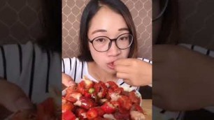 'FOOD WARS MUKBANG SHOW | COOKING & EATING SOUNDS #short ( Octopus, Crab, Lobster)'