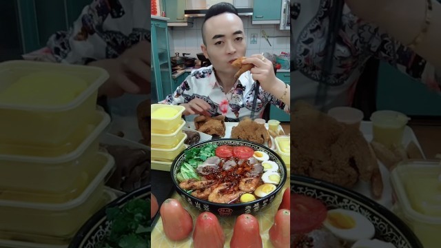 '老婆不在，一个人 吃，美食分享Food continues to be shared, wife is away, dinner alone'