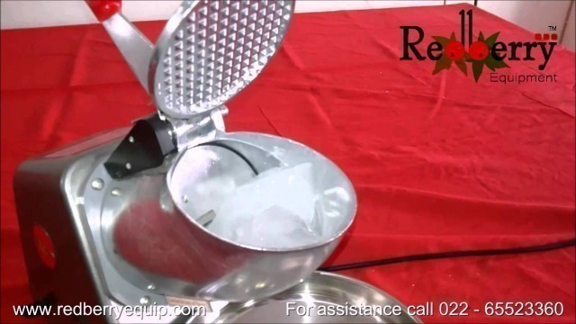 'Ice Crusher Demo India: For Fast Food & Snacks Corner'