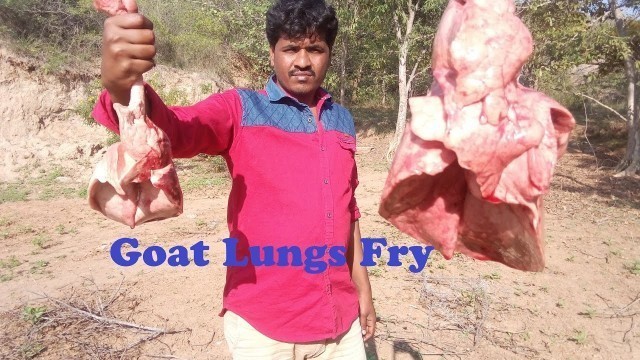 'Goat LUNGS  Fry Prepared by My Funny Mama | Forest Food Factory'