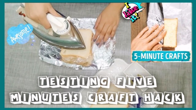 'Testing Out Viral Food Hack By 5-MINUTES CRAFT || Testing 5 minutes craft hacks | Kinza Vlogs'