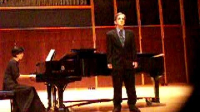 'Henry Purcell \"If music be the food of love\" performed by Victor Johnson (tenor) and Jyungj-Mi Kim (piano) (Junior Recital) Nov 15 2008'