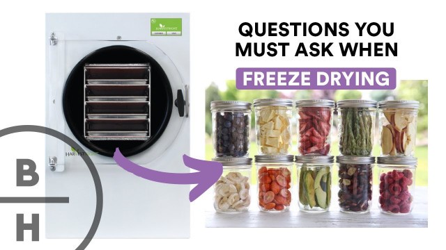 'Harvest Right Freeze Dryer - What you NEED to Know!'