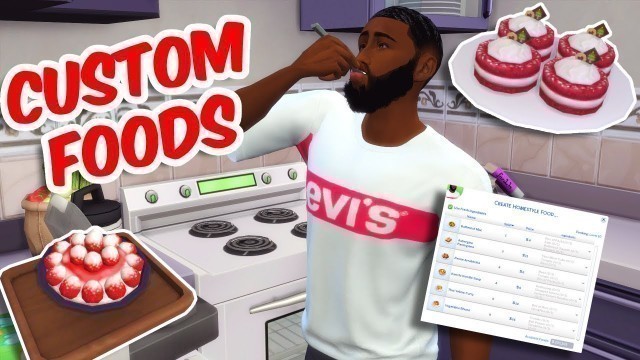 'CUSTOM FOODS & DRINKS YOU SHOULD TRY IN YOUR GAME! | THE SIMS 4'