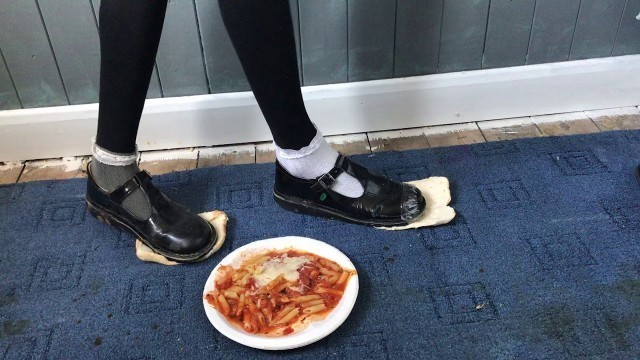 'T-Bar shoes food crush'