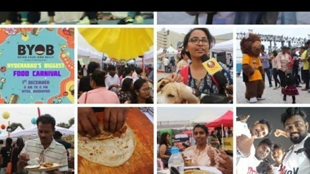 'BYOB Hyderabad\'s Biggest Food Carnival | Dec 1st 2019 - Part 1 - Hitex Grounds - Food Wala'