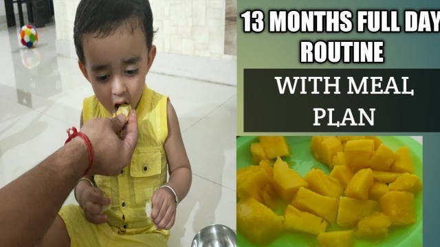 '13Months Baby Full Day Routine /How maanvik spend his day /Indian Baby Routine'