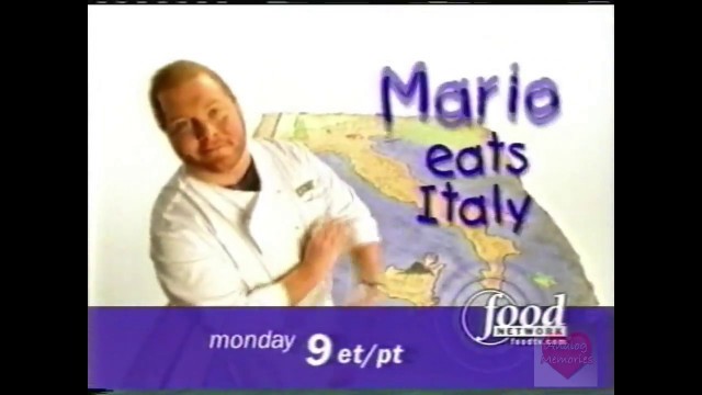 'Mario Eats Italy | Food Network | Promo | 2001'