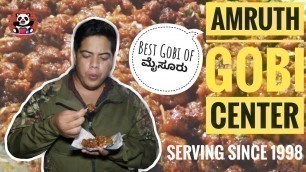 'Amruth Gobi Center Kuvempunagar | Mysore Street Food | Kannada Food Review | Eating Panda |'