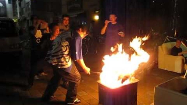 'Dangerous Street Food in Kochi, Japan. Samurai Fire Style Fish.'