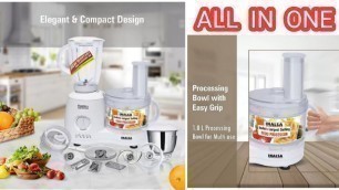 'INALSA FIESTA FOOD PROCESSOR MIXER GRINDER MACHINE 650W || INALSA FOOD PROCESSOR ||@Tech Mech Guru'