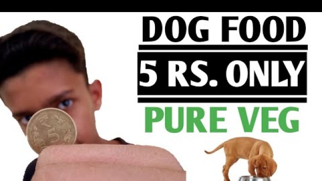 'DOG\'S FOOD IN JUST 5/-Rs|PURE VEG|NO COOKING NEEDED|FOOD RECIPE|DOG\'S NATION'