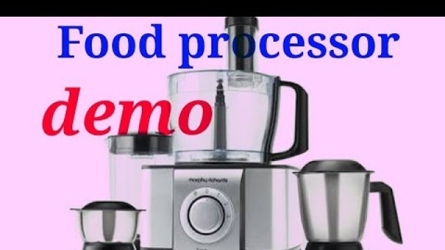 'Icon  food processor  demo'