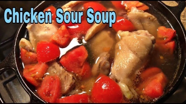 'Chicken Sour Soup Recipe | Khmer food | Asian food recipe | soup 