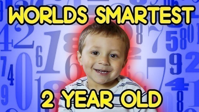 'Worlds Smartest 2 Year Old SOLVING HARD MATH PROBLEMS with Cupcake Prize'