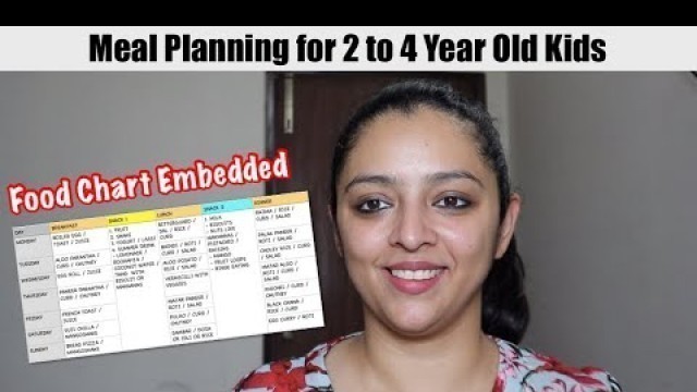 'Meal Plan | 2 से 5 साल के बच्चों को kya खिलाये | Perfect for 2 to 5 Year Old Kids'