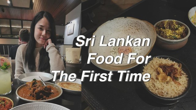 'Sri Lankan Food For The First Time, Taiwanese Dessert 