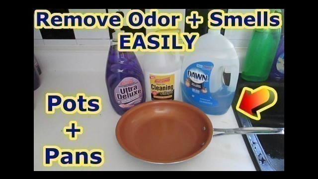 'How To Remove Food Odor + Smells From Pots + Pans + Instant Pot - EASILY'