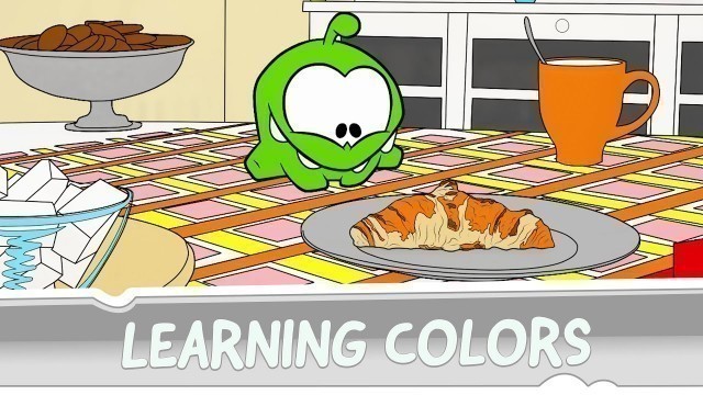 'Learning colors with Om Nom - Coloring Book - Favorite Food'