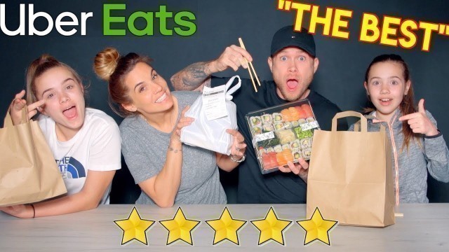 'We ate from the BEST REVIEWED RESTAURANTS on UBER EATS'