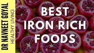 'Best Iron Rich Foods | Top Foods Rich in Iron'