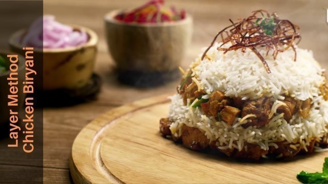 'Layer Method Chicken Biryani Digital recipe video for Knorr Sri Lanka-Food Stylist Payal Gupta'