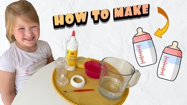 'How to make **FAKE** REBORN baby MILK'