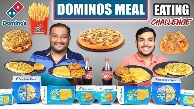 'DOMINO\'S MEAL EATING CHALLENGE | Pizza Eating Competition | Food Challenge'