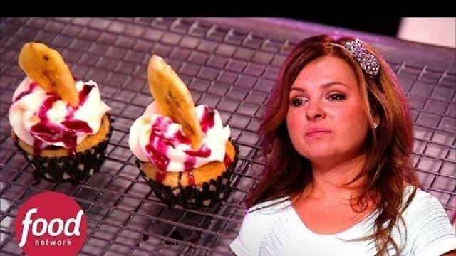 '¿Comerías cupcakes hechos con frijoles y chocolate? | Cupcake Wars | Food Network Latinoamérica'