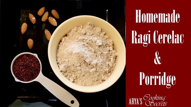 'Ragi Cerelac & porridge recipe | 8+ months baby food | Baby food | Homemade Cerelac | Ep:13'