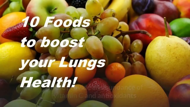 '10 Foods to Keep your Lungs Healthy - Coronavirus | How to Naturally improve your lungs?'